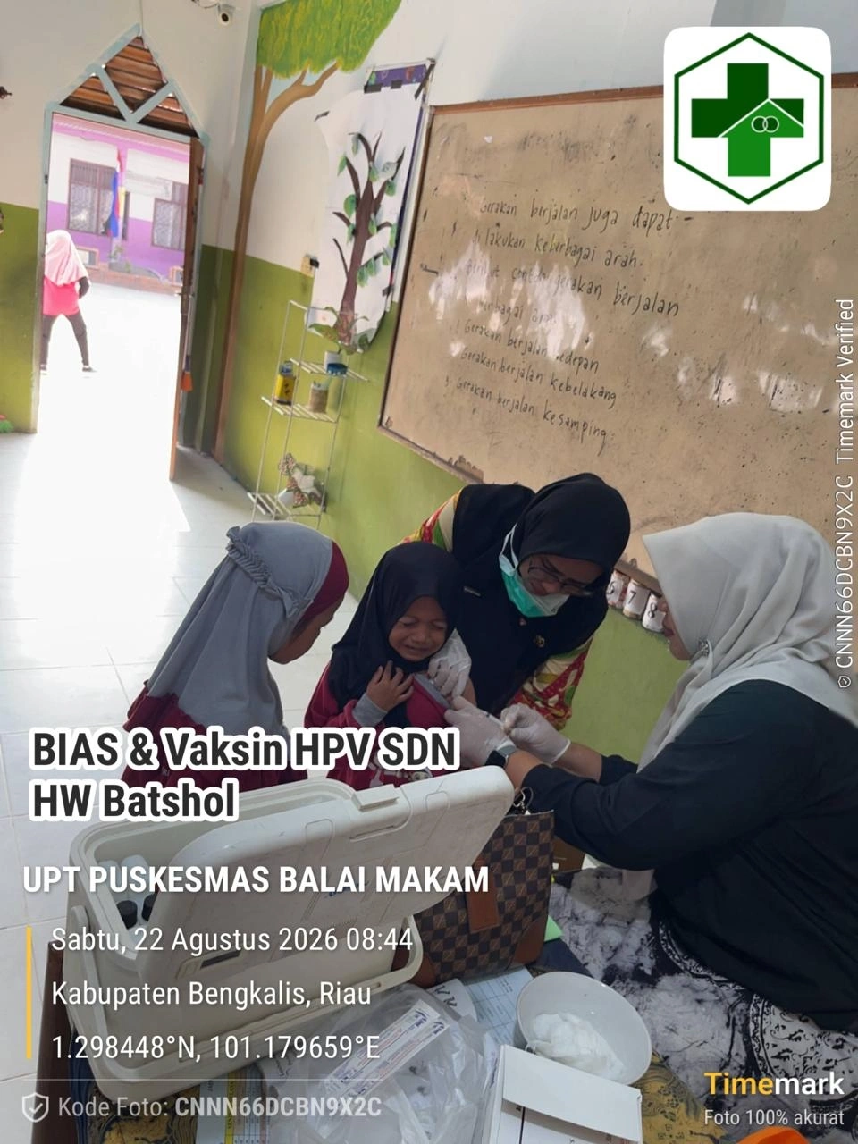 KEGIATAN BIAS DAN VAKSINASI HPV KE SEKOLAH TINGKAT DASAR